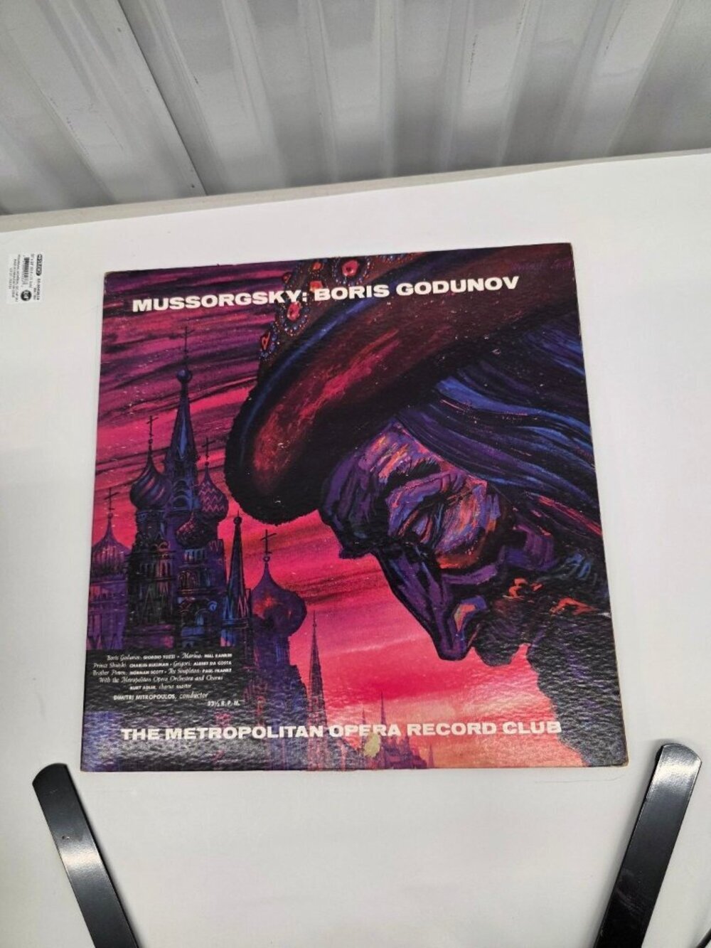 Mussorgsky – Boris Godunov LP Record 1956 Metropolitan Opera Record Club